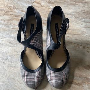 Chinese laundry plaid heels